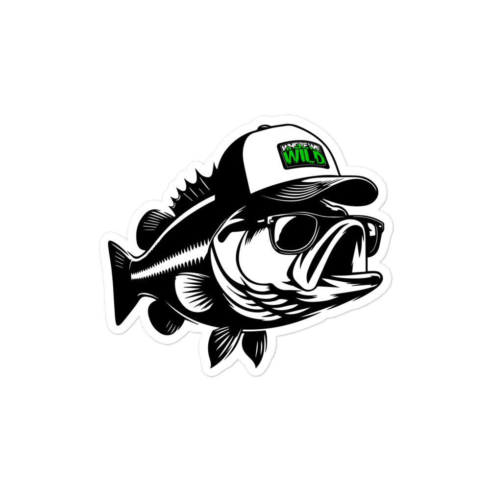 Wild Bass Sticker