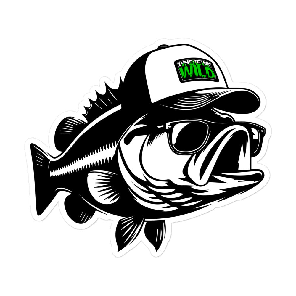 Wild Bass Sticker